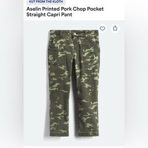 Cut from the cloth, crap straight leg pants, size 6